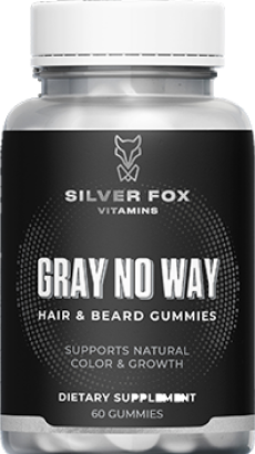 Gray No Way Hair and Beard Gummies